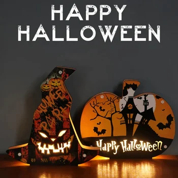 

Halloween Modeling Lamp Led Ghost Festival Cute Kid 3D Night Light Pumpkin Lamp Festive Atmosphere Decoration Lamp
