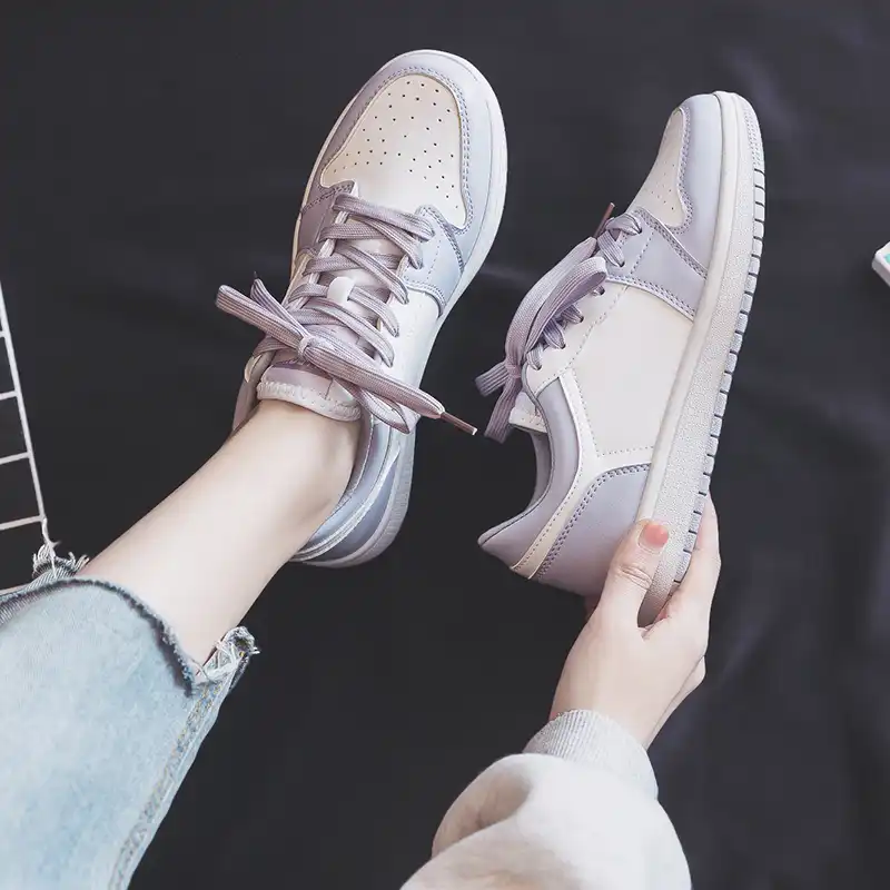 light purple sneakers