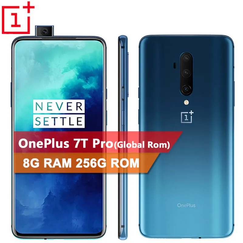Оригинальный смартфон OnePlus 7T Pro с глобальной прошивкой Snapdragon 855 Plus 6 67 ''жидкий