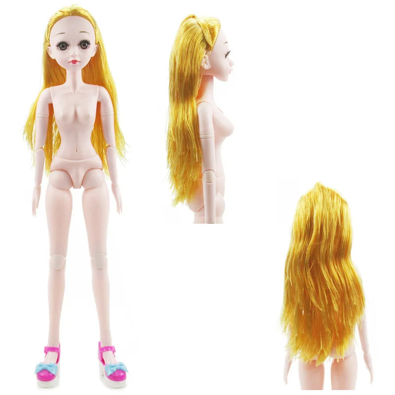 Новинка 60 см BJD кукла 21 подвижная соединенная Голая девушка куклы тело с обувью Аксессуары куклы игрушки для девочек - Цвет: As picture