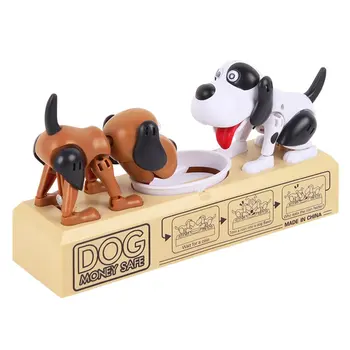 

Cartoon Robotic Dog Electronic Coins Money Box Piggy Bank Funny Automatic Deposit Saving Box Child Kids Birthday Gift