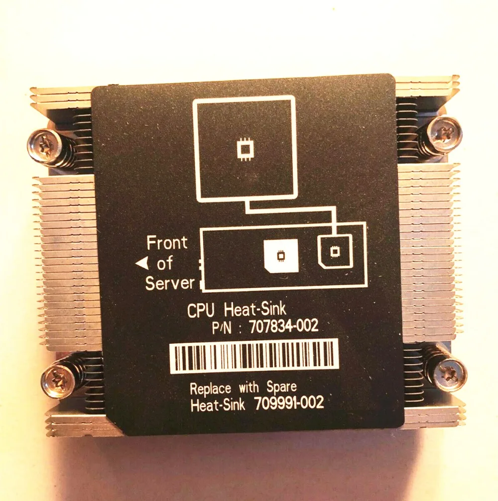 Для hp SL210/230/250 G8 cpu NO.2 радиатор 707834-002 709991-002 cpu 2 сервер кулер для процессора