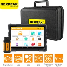 Nexpeak obd2 scanner k1 pro diagnóstico do carro universal abs srs dpf redefinição de óleo bluetooth programador chave auto código leitor pk x6 mk808