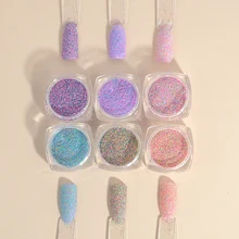 2 г ослепительный тончайший смешанный цвет порошок для ногтей для украшения ногтей для маникюра женские ногти DIY Украшение