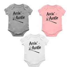 Комбинезон для новорожденных Auntie, детская одежда с рисунком купальные костюмы Летний костюм-комбинезон для маленьких мальчиков и девочек верхняя одежда для детей от 0 до 24 месяцев