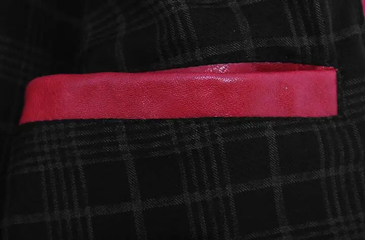 Брендовые мужские Куртки из натуральной кожи, натуральная овчина, Красная приталенная мужская куртка высокого качества, veste en cuir homme