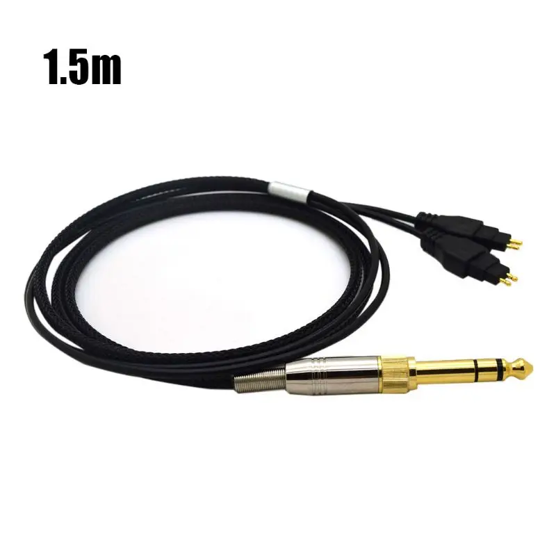 Black 1.5m Для наушников HD600 HD650 HD525 HD545 HD565 Наушники Замена аудио шнуры - Цвет: Black 1.5m