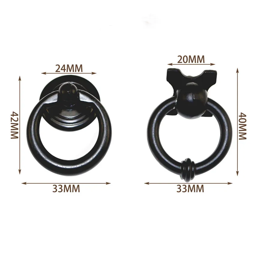 

zinc alloy Black Cabinet Handles American Style Solid Kitchen Cupboard Pulls Drawer Knobs Furniture Handle Hardware
