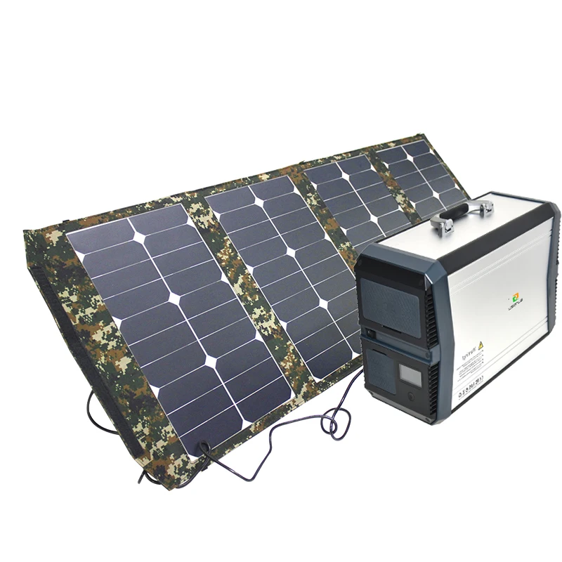 

273000MAH 1000W Peak 2000W Portable Solar Generator with Lithium 1010Wh Capacity Pure Sine Wave Inverter System Power Station