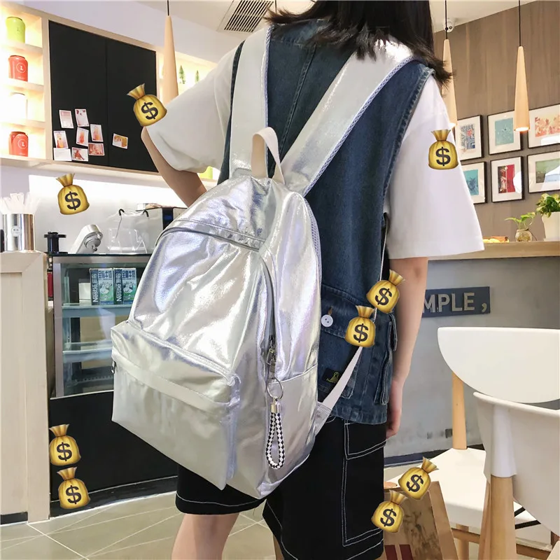 

JIULIN College Backpack Vintage Preppy-Style Women Famous Simple Mochilas