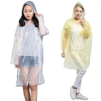 

2020 new type dustproof and anti-fog 10-piece set disposable waterproof outdoor hiking camping emergency raincoat poncho
