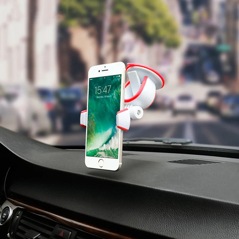 Новая автомобильная подставка для телефона на присоске на приборной панели 360 Вращающийся Кронштейн для универсальных телефонов