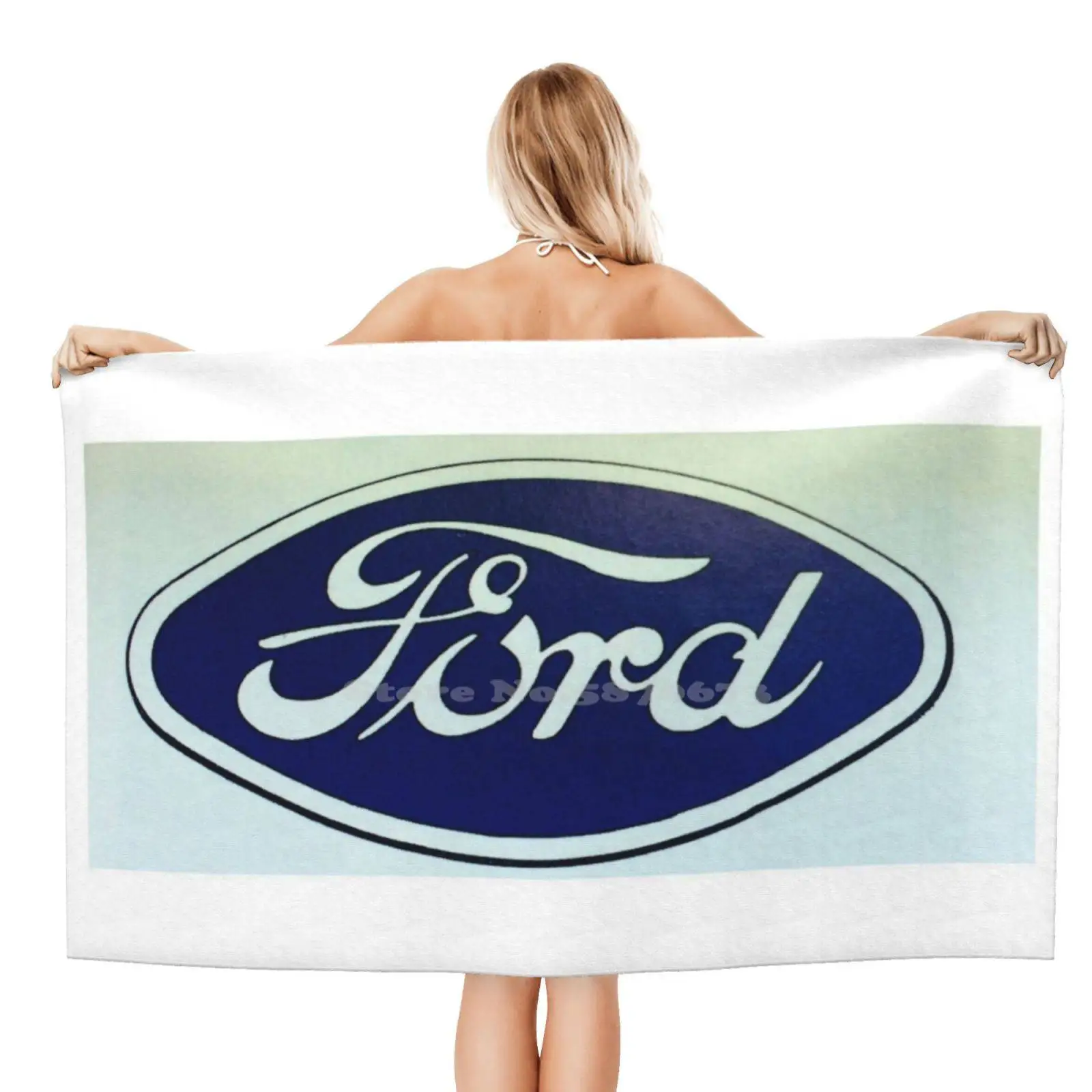 

Стирка в стиле ретро с логотипом Ford, быстросохнущее полотенце для купания, в классическом винтажном стиле ретро, для автомобиля