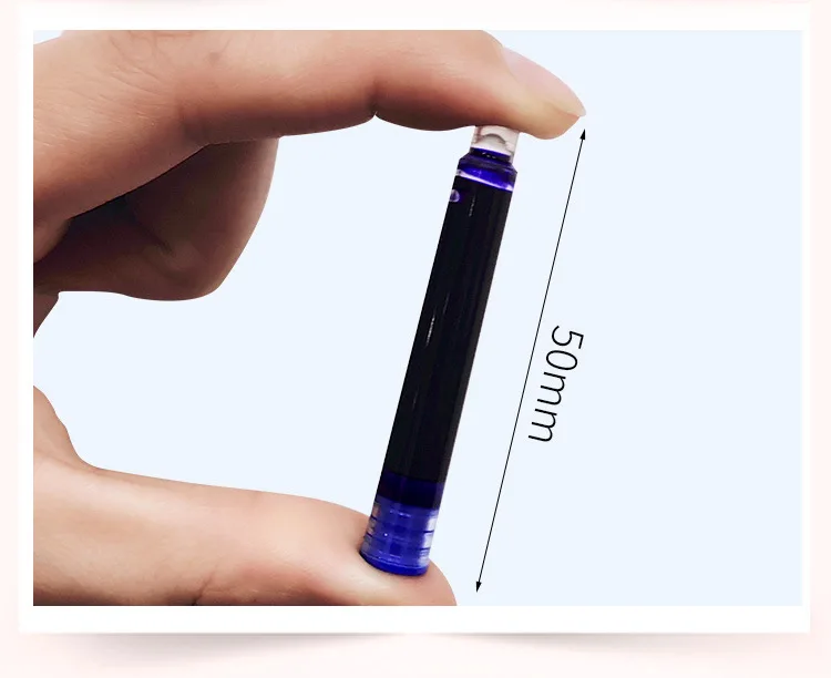10 eraseable blue black ink fountain replacement pen bag universal 2.6 / 3.4mm ink bag