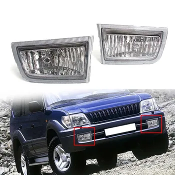 

Car accessories Facelift Fog Light House Clear Lens Cover Front Bumper for Toyota Land Cruiser Prado(J90) Petrol/Diesel 1999-02