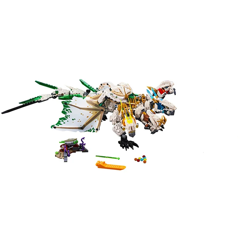 

Building Blocks 06099 Ninja Series Ultra Dragon Set Compatible 70679 Figures Bricks Kids Toys Boy Birthday Gifts 1065pcs