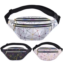 Поясная Сумка женская розовая Серебряная поясная сумка Женская поясная сумка банан ПУ хип женские сумочки кошелек нагрудный телефон сумка поясная сумка