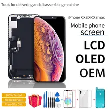 Écran LCD OLED tactile pour iPhone X/XS/XS Max/XR/11, pièce détachée pour téléphone, testée 100% fonctionnelle