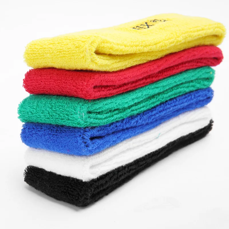 

Outdoor Sports Breathable Sweat Absorbing Towel Headband Men And Women Pure Cotton Sports Headgear Sport Ware