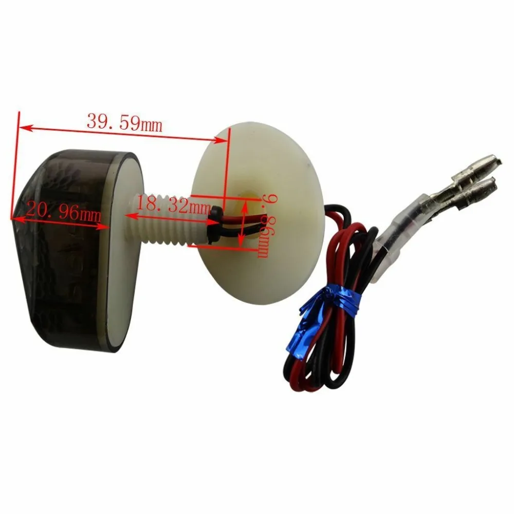 Details about   2x Smoke Flush Mount LED Turn Signals Light Lamp for Yamaha YZF-R1 YZF-R6 FZ1 US 