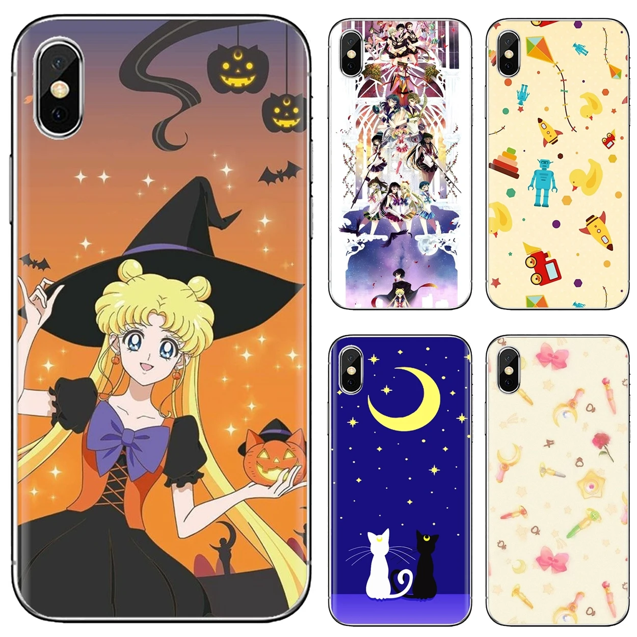 Чехлы Moon-Japanese-C-Anime-Сейлор для телефонов Xiaomi Redmi 2 S2 3 3S 4 4A 5 5A 6 6A 7A 9 9T 9C 9A Pro Pocophone F1 |