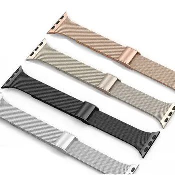 

Milanese strap For Apple Watch 5 band 44mm iWatch band 40mm Silm Stainless steel metal bracelet Apple watch 4 3 2 1 42 38 mm