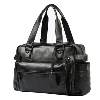 

Fashion Korean Style Men's Handbag Casual Street Stylish Shoulder Travel Large Volume Bag