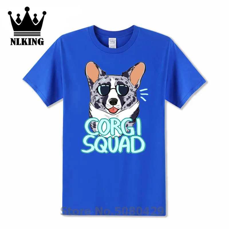 Забавная винтажная одежда для собак Tranger things CORGI SQUAD merle Футболка мужская футболка