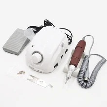 Мощная 210 электрическая дрель для ногтей marathon микро-контрольная коробка SDE-H20N набор ручек для маникюра и педикюра пилка для ногтей оборудование для дизайна ногтей