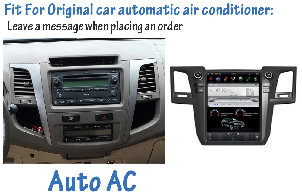Liislee Android Tesla вертикальный для Toyota Fortuner/Hilux SW4 стерео автомобильный BT Carplay gps Navi карта навигационная система Мультимедиа