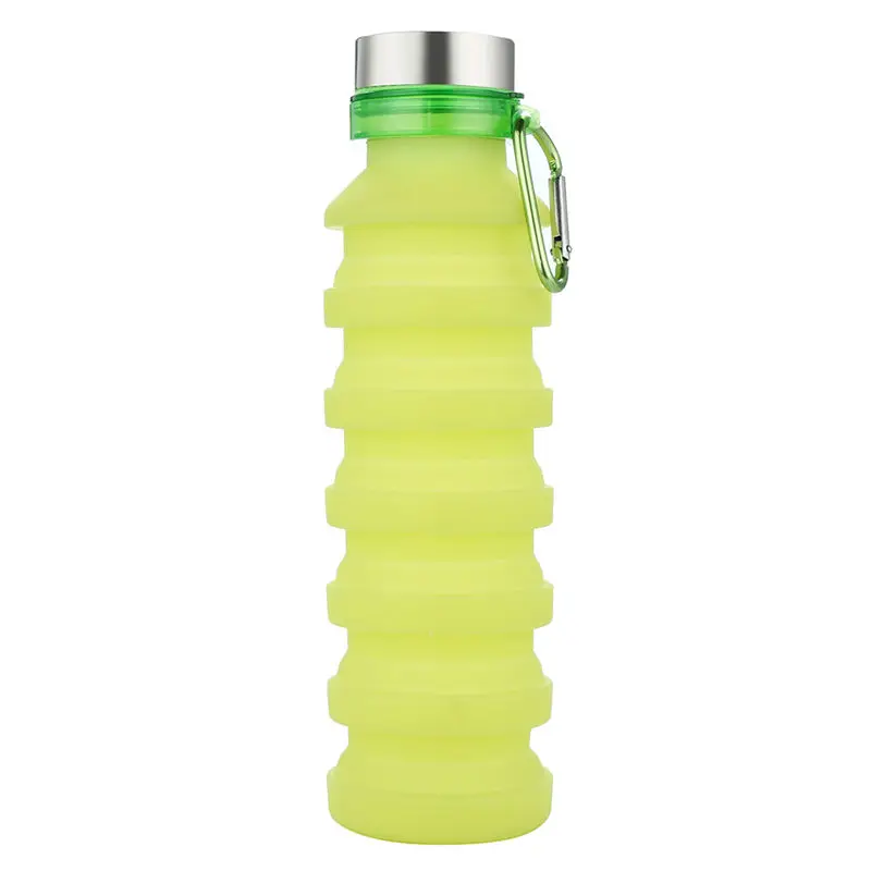 1x Silicone Folding Portable Travel Outdoor Sports Retractable Cups Telescopic Insulation wholesale telescopic sports cup#2A07