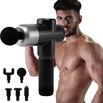 

Massage Gun Deep Muscle Massager Muscle Pain Body Neck Massage Exercising Relaxation Slimming Shaping Pain Relief Fascial Gun