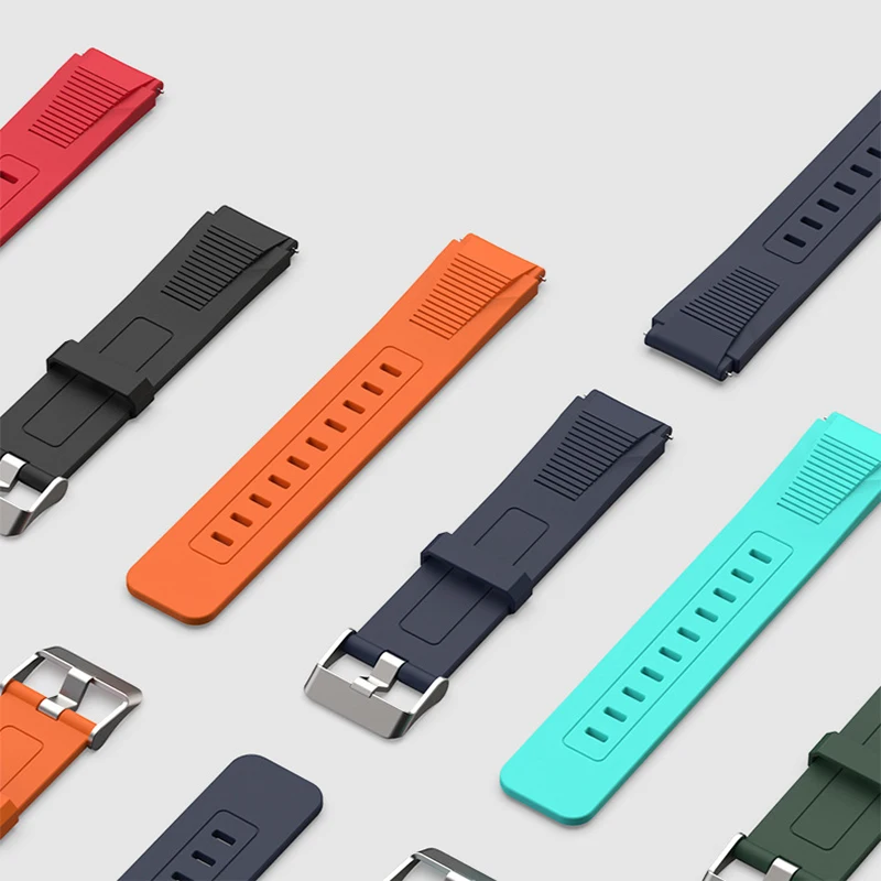 Для amazfit gtr 47 мм ремешок 22 мм 20 мм спортивный силиконовый ремешок для часов Huami amazfit gts/для amazfit gtr 42 мм умные аксессуары