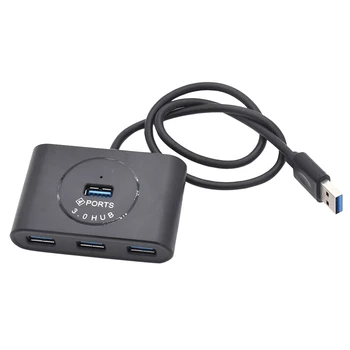 

External 4 Ports USB 3.0 HUB Bus Powered Adapter for Mac,Raspberry Pi,HDD