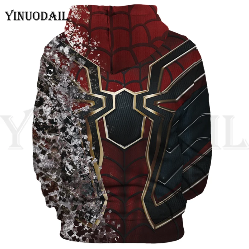 Одежда для фанатов супергерой PS4 Spidey 3D толстовки для женщин и мужчин одежда пот Homme с длинным рукавом Косплей Костюм