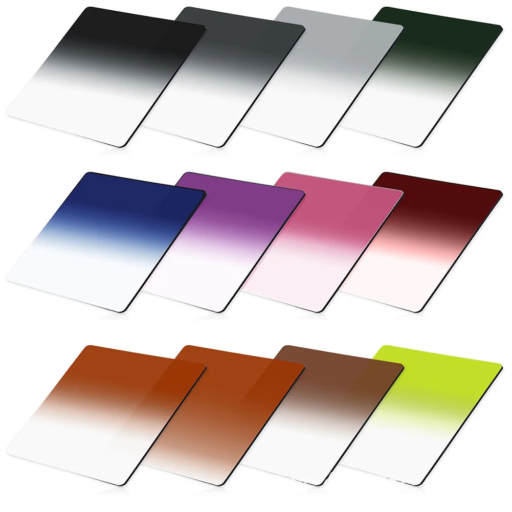 

Accessories Photo Lenses Color Filter Kit Square Useful Camera Gradual 24 In 1