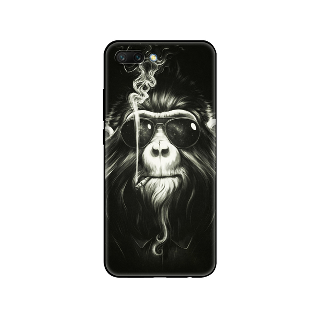 honor 10 case soft silicon tpu back phone cover for huawei honor 10 Case Etui protective printing coque black tpu case