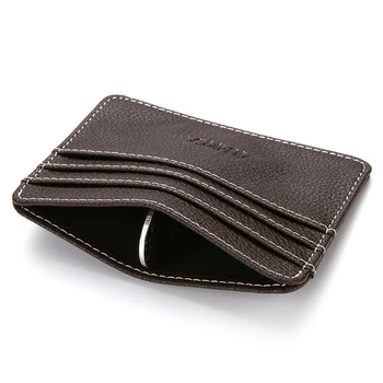

2019 Hot Sale Fashion High quality leather magic wallets Fashion men money clips card purse cash holder 2 colors