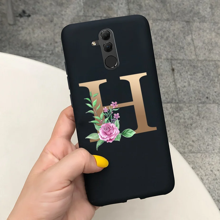 Cute Silicone Letter Phone Case - Soft Protective Cover