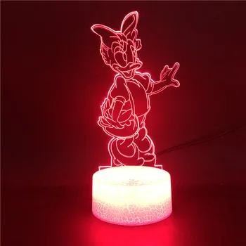 

Bluetooth Base Donald Duck Daisy for Boy Best Selling Touch Sensor Bright Base 7 Color with Remote LED Night Light Nightlight