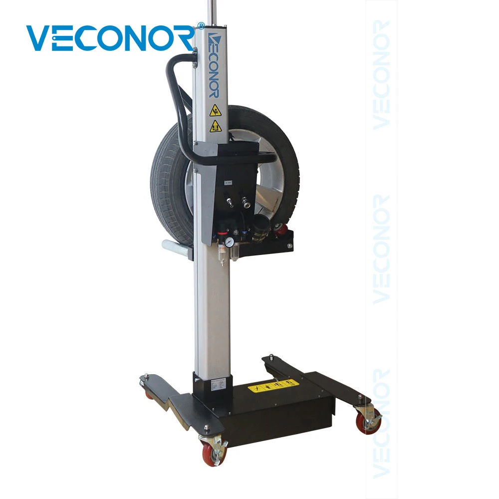 Pneumatic Mobile Wheel Lifter Air Tire Lifting Cart For Tire Storage