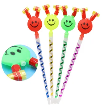 

Birthday Festival Party Favors Props Large Size Whistles Plastic Horns Children Activities Props 37.5cm Length 40pcs/pack