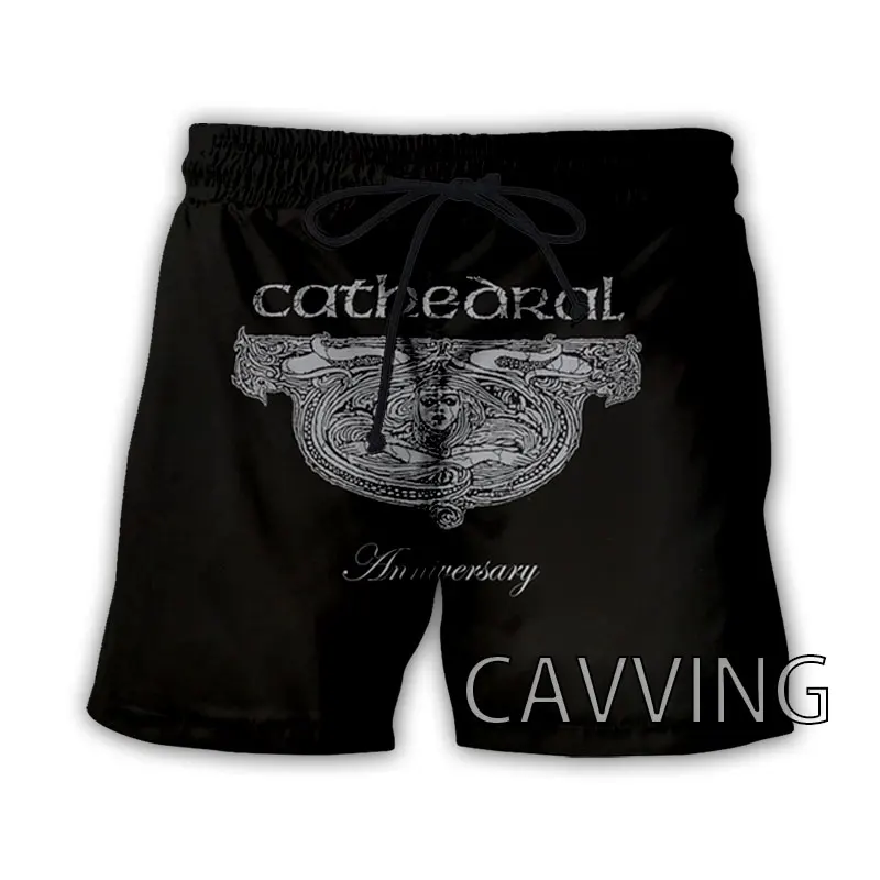 best men's casual shorts CAVVING 3D Printed  CATHEDRAL BAND  Summer Beach Shorts Streetwear Quick Dry Casual Shorts Sweat Shorts for Women/men mens casual summer shorts Casual Shorts