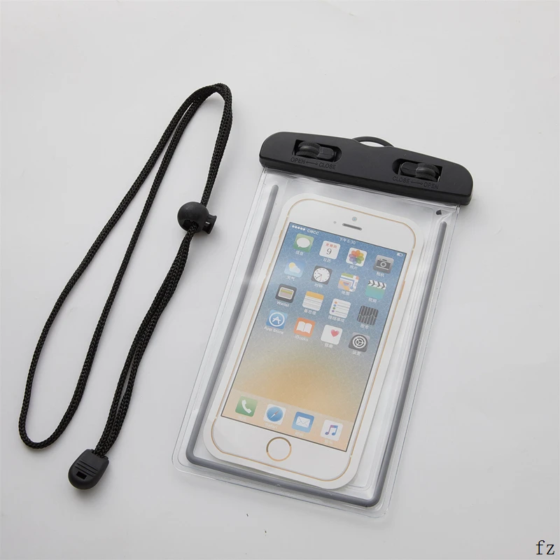 200 Pcs Waterproof Swimming Bags for Phone Underwater Pouch Phone Case Cover for Cell Phone 3.5-6Inch