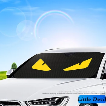 

140cm Foldable Cartoon Car Windshield Sunshade Cover For Ford Focus Fiesta Mondeo Kuba Ecosport Mini Cooper R56 R50 R53 F56 F55