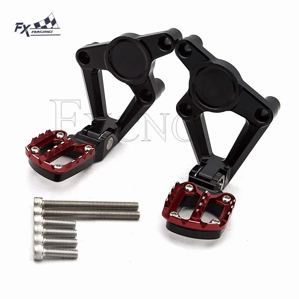 

Motorcycle Aluminum Rearset Rear Set Footpeg For Honda X-adv X Adv Xadv750 750 2017 2018 2019 Foldable Passenger Foot Peg Pedal