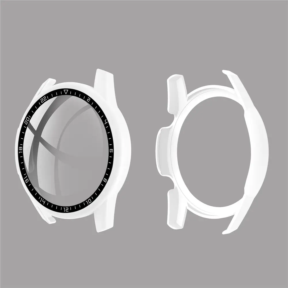 Tempered Glass Cover PC Dial Scale Protective Case For Huawei Watch GT 2 46mm Shell Screen Protector Smart Watch Accessories