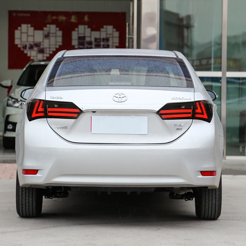 Светодиодные задние фонари для Toyota Corolla 2014 2015 стоп сигнал в сборе Lexus Style|Фара авто