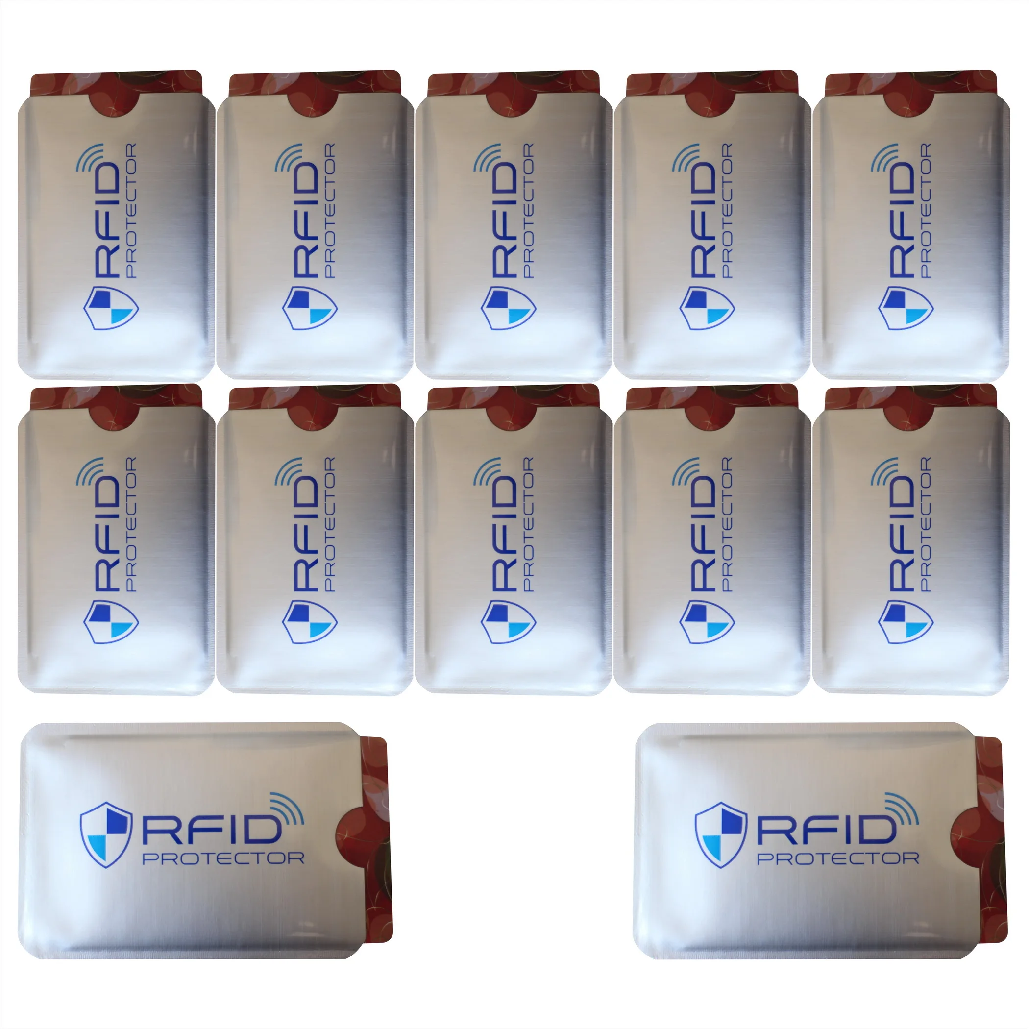 100 шт противоугонные с протекторами для банковских карт RFID блокирующий рукав алюминиевая карточка рукав щит NFC, OEM Добро пожаловать