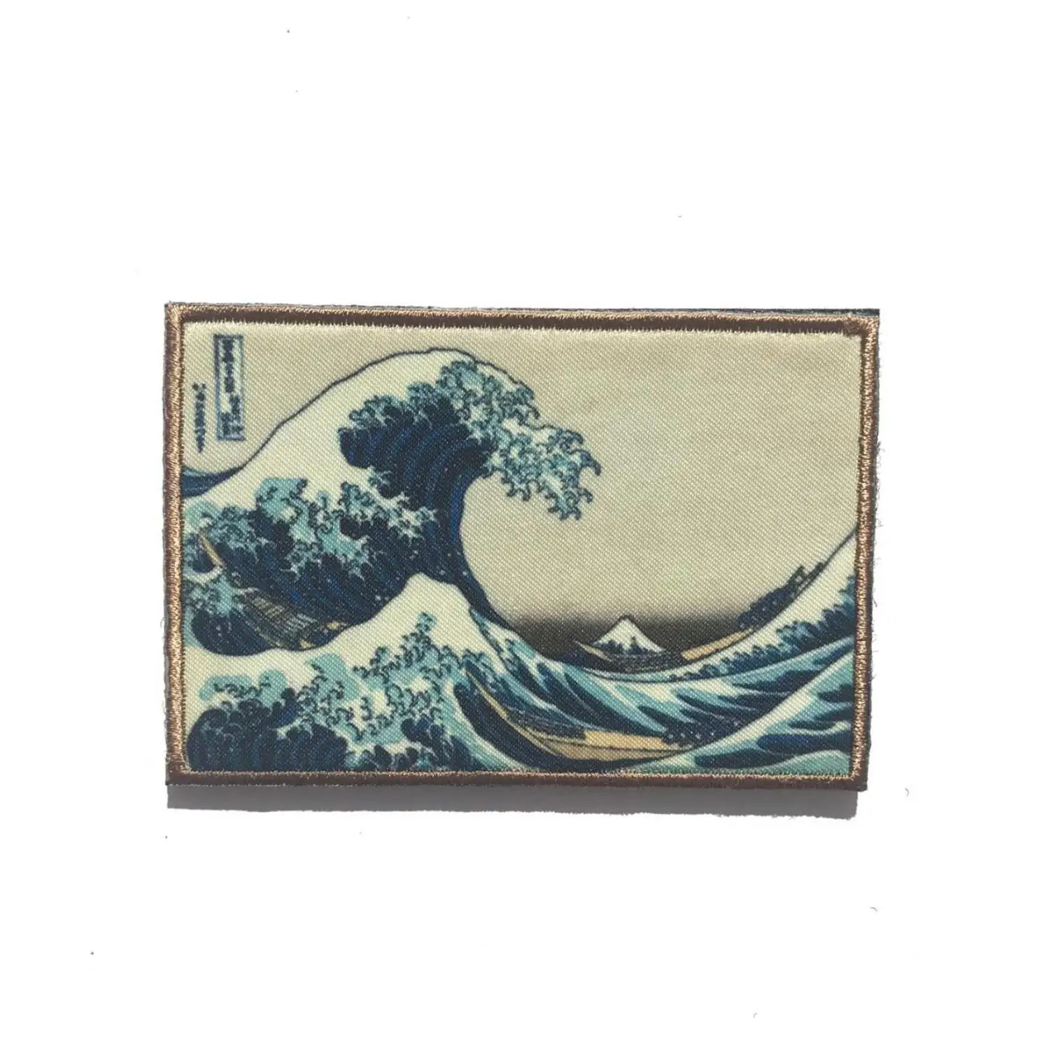 

Japanese Kanagawa Ukiyoshi Wave Painting Printed Patch Tactical Badge 9*6cm